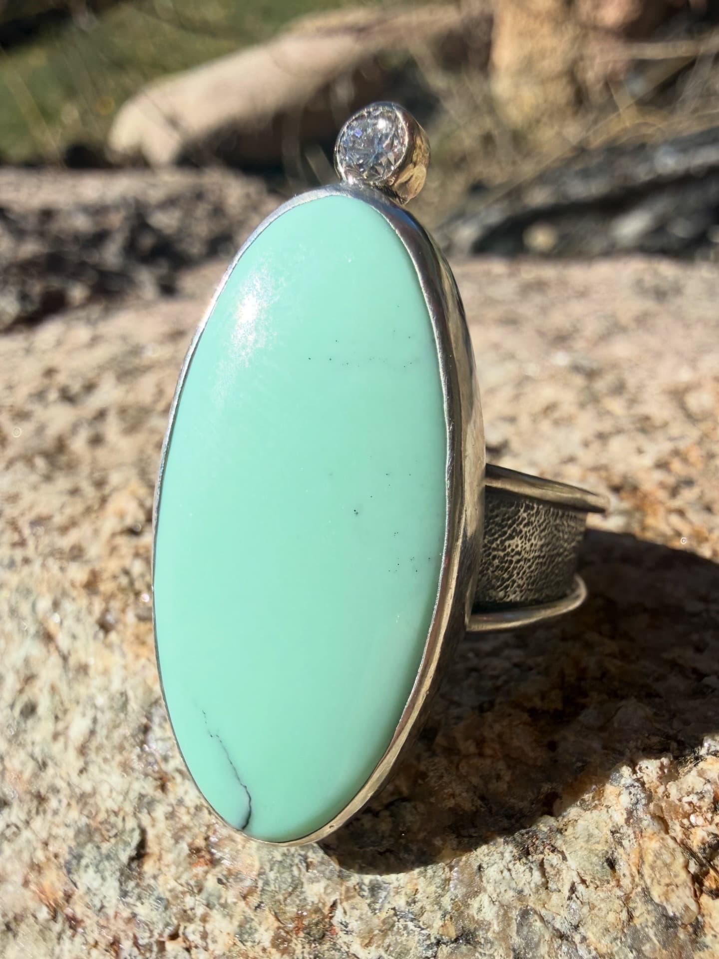 Desert Bloom Variscite Ring